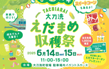 大刀洗町で『大刀洗えだまめ収穫祭』が開催されます