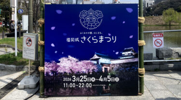 ふくおかの春、はじまる『福岡城さくらまつり2026』が開催中です